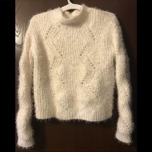Woven sweater